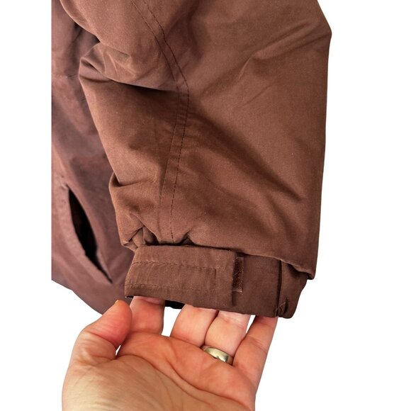 Weather Stopper Totes Water Resistant Parka Jacket Plus Sz 2X Brown Puffer Coat - Picture 3 of 9